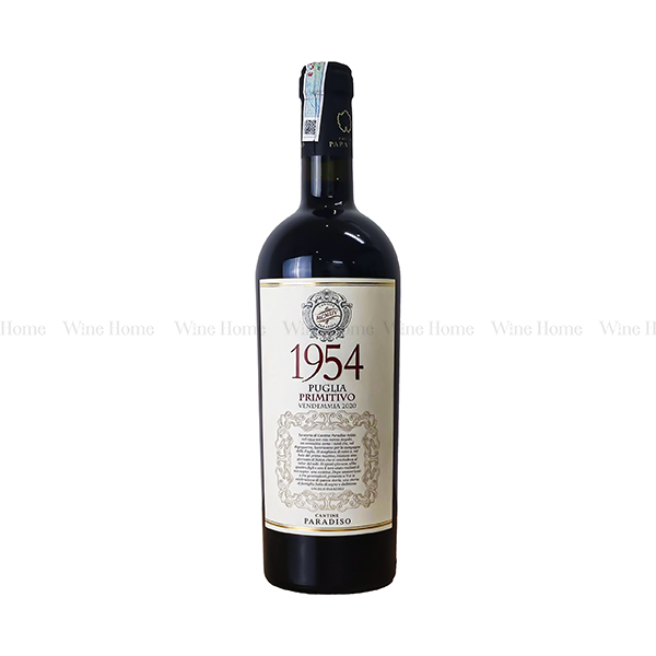 Rượu vang Ý : 1954 PRIMITIVO CANTINE PARADISO